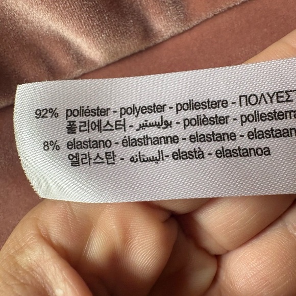 Zara size small long sleeve fleece blush color, long sleeve - Picture 4 of 5